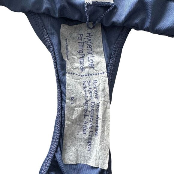 Badgley Mishka Blue Beaded Swim Bottoms - Picture 6 of 6